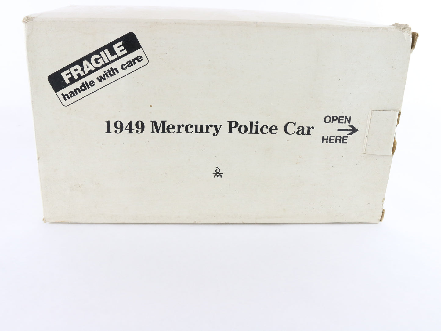 1949 Mercury Police Cruiser Black White Danbury Mint 1:24 Diecast Model