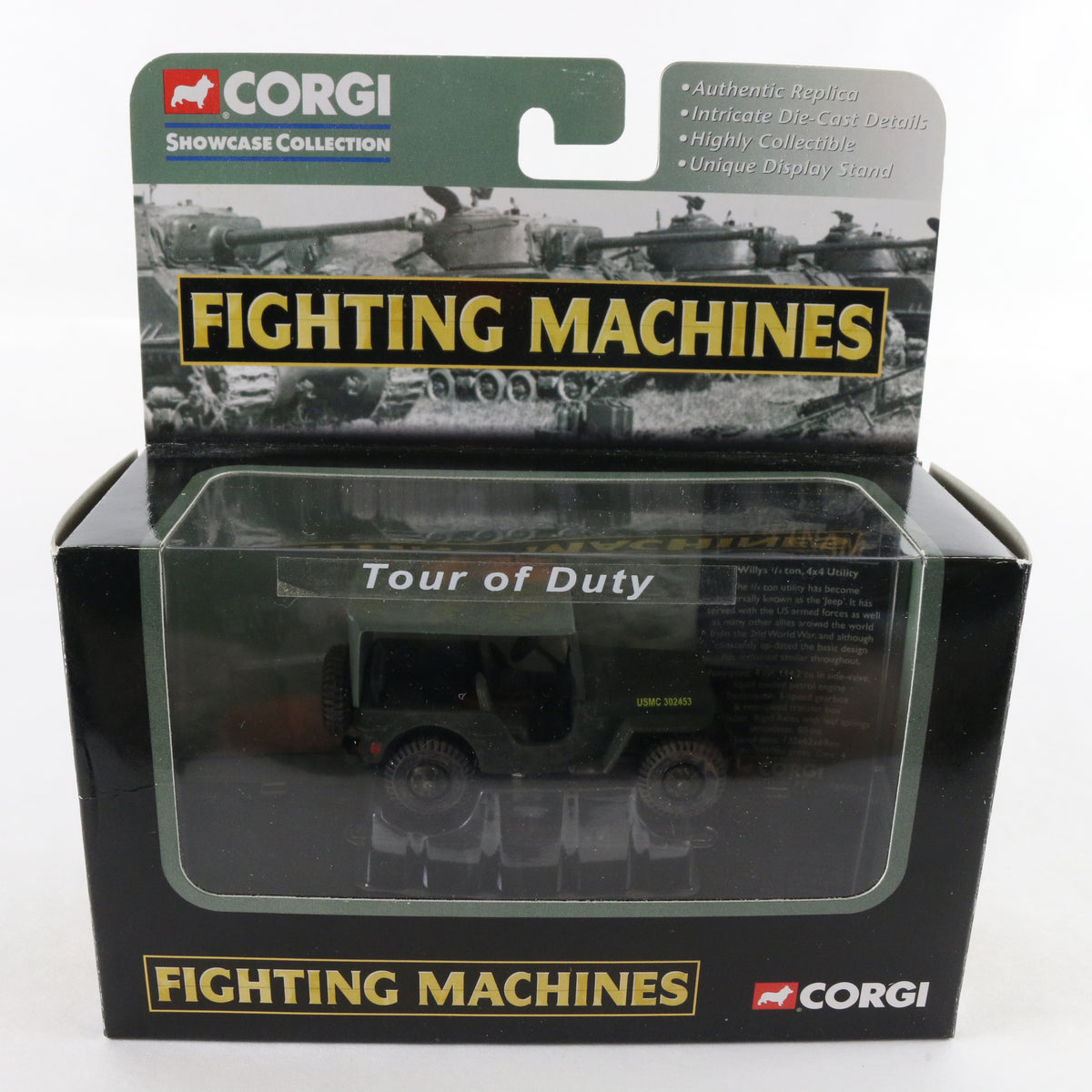 Willys 1/4 Ton 4x4 Utility Truck Tour Of Duty Fighting Machine Corgi Military
