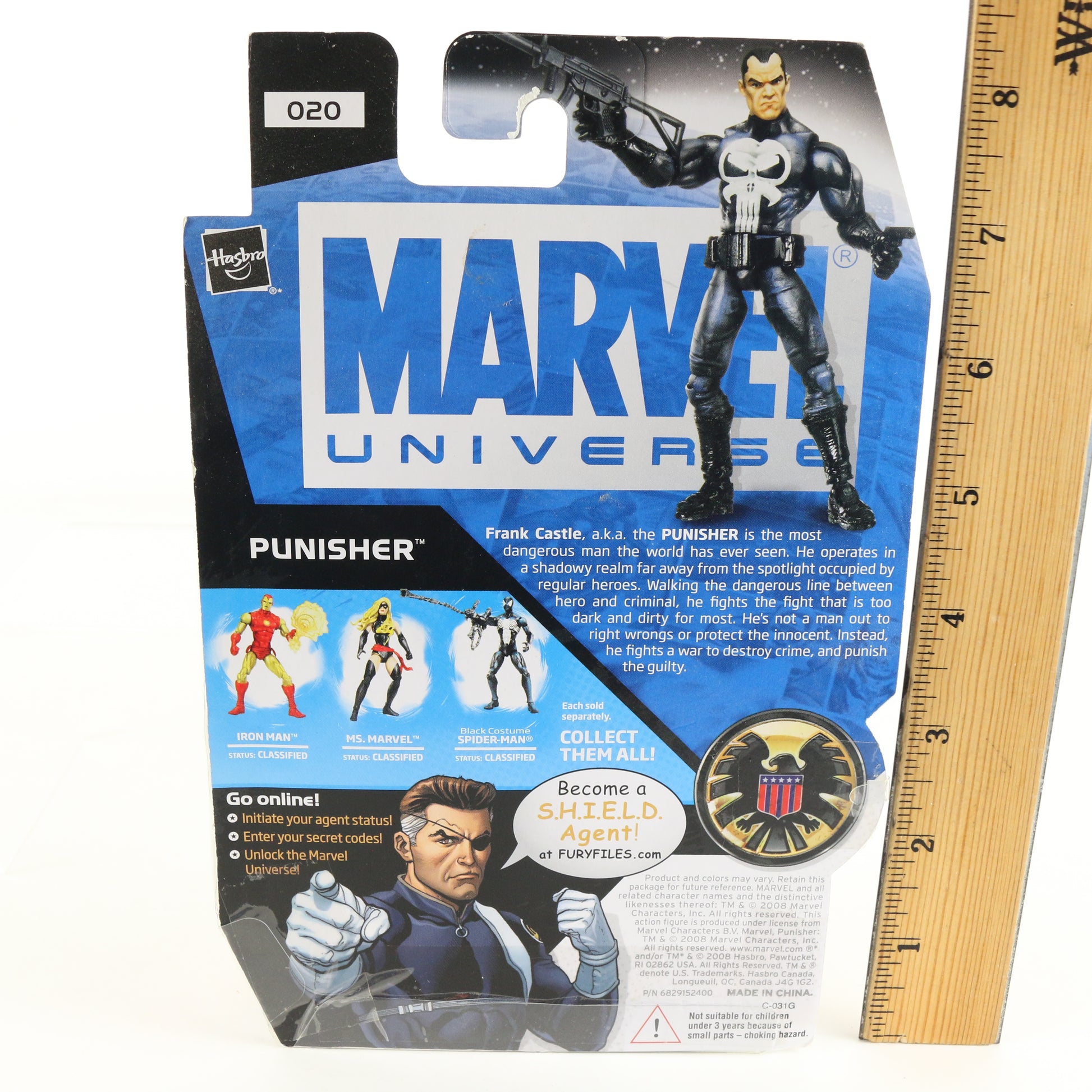 Marvel Universe 020 Punisher Hasbro 3.75" Action Figure 
