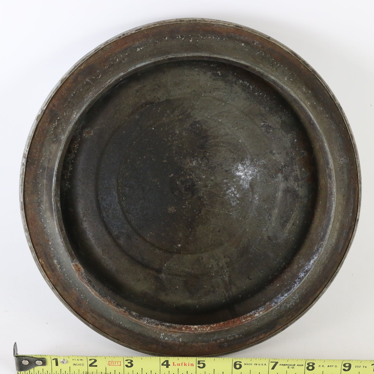 Vintage 1950s Chevrolet Dog Dish Bowtie Metal Wheel Hubcap 9.5"