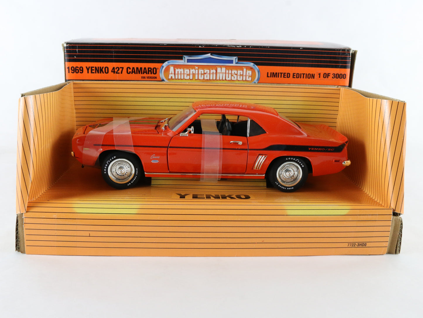 1969 Chevy Camaro Yenko 427 X66 Orange American Muscle ERTL 1:18 LE of 3000