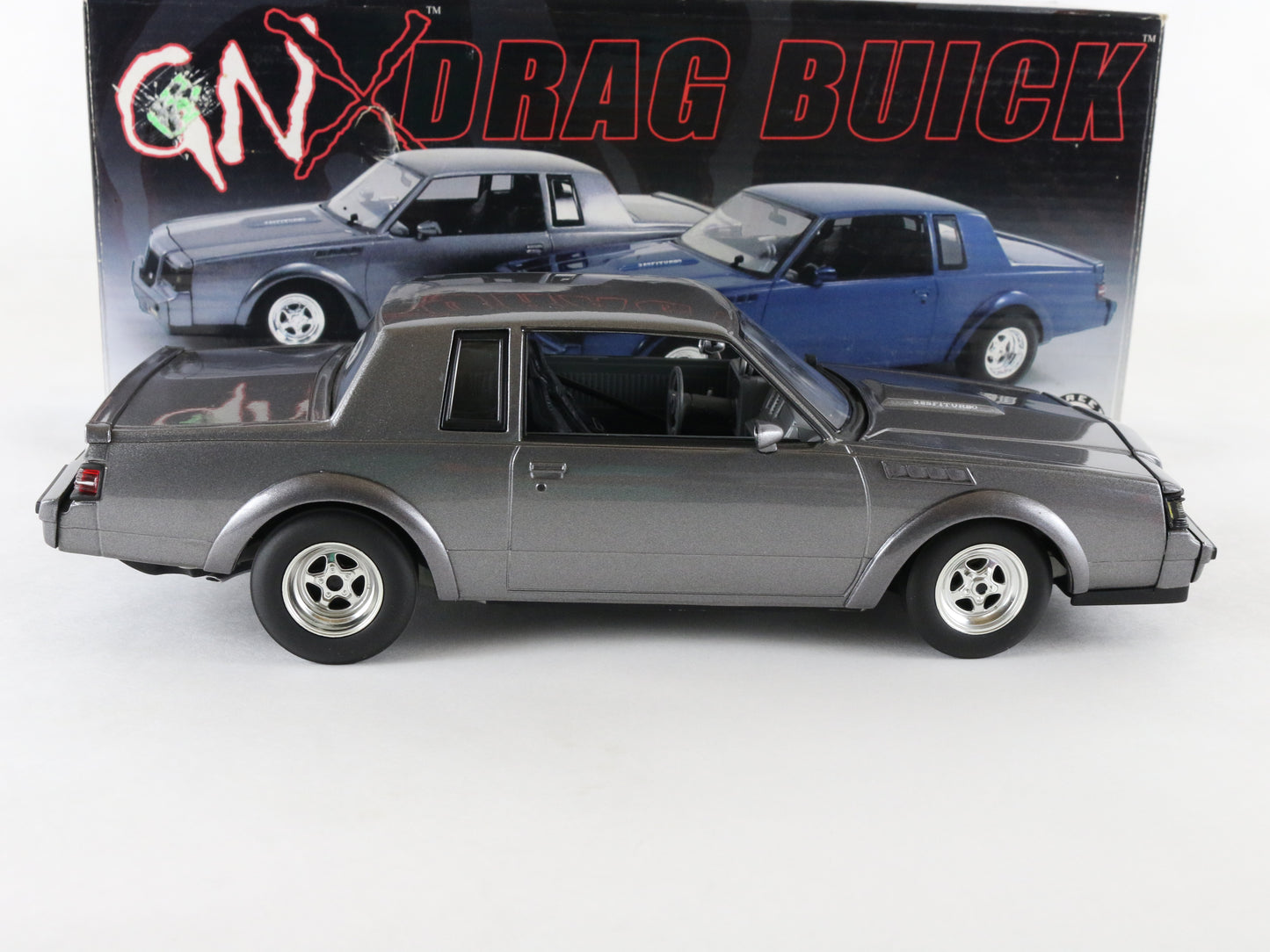 1987 Buick GNX Drag Gray Street Fighter GMP 1:18 Diecast Model 1 Of 650 G1800221