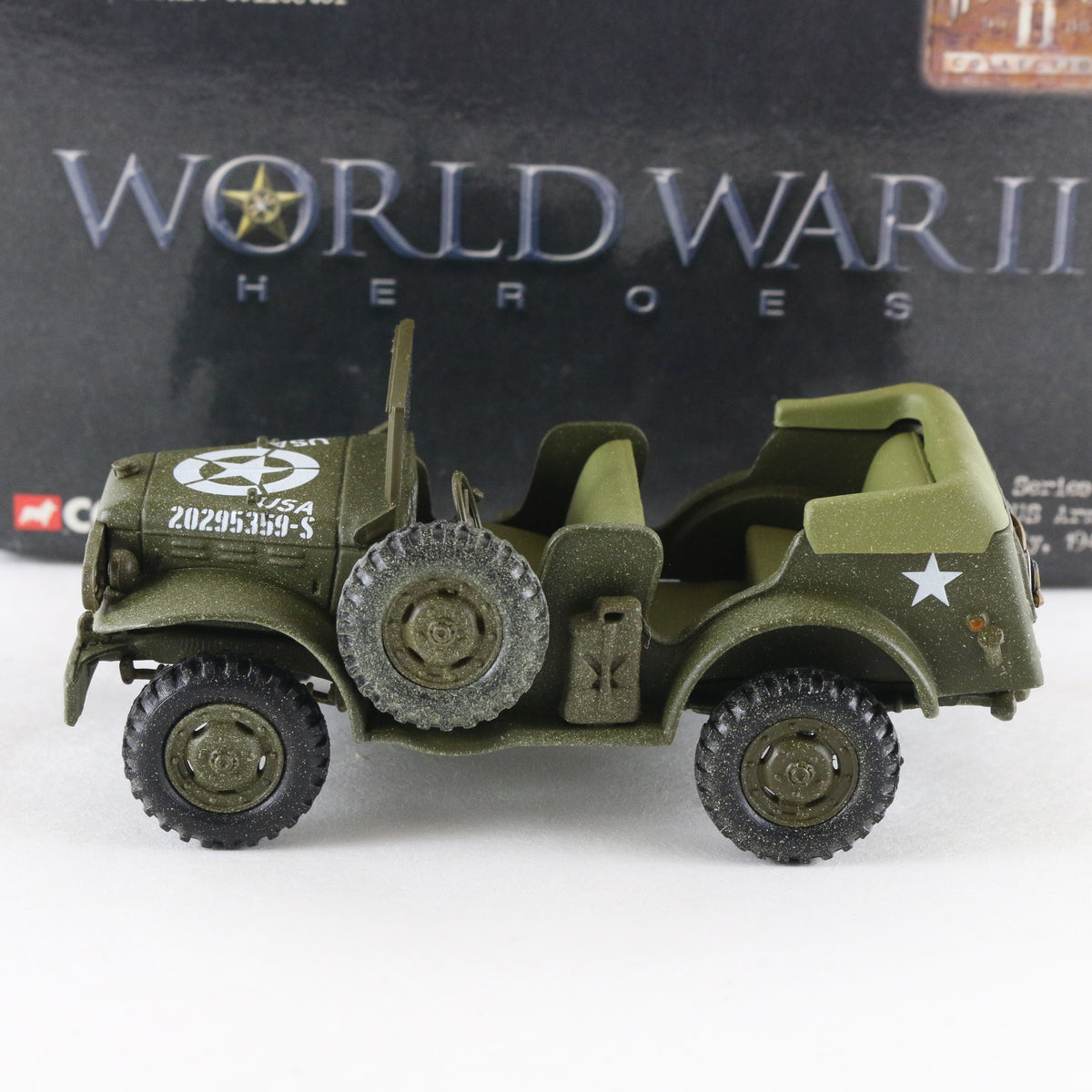 WC56 Command Car US Army Sicily 1943 WW2 Heroes Series 1 Corgi 1:43 CC51708