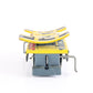 Vintage Union Pacific UP Yellow Tipping Dump Tin Litho Flat Car Japan 4.25" novelty UP dumping freight car