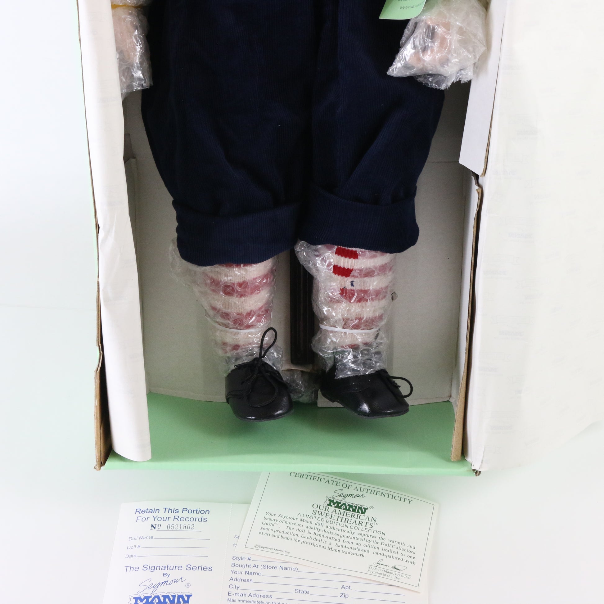 Raggedy Ann Our American Sweethearts Seymour Mann 24" Porcelain Doll Sj-2427a