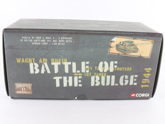 Pzkpfw VI Tiger I Tank Panzer German WW2 Battle of the Bulge Corgi 1:50 CC60504