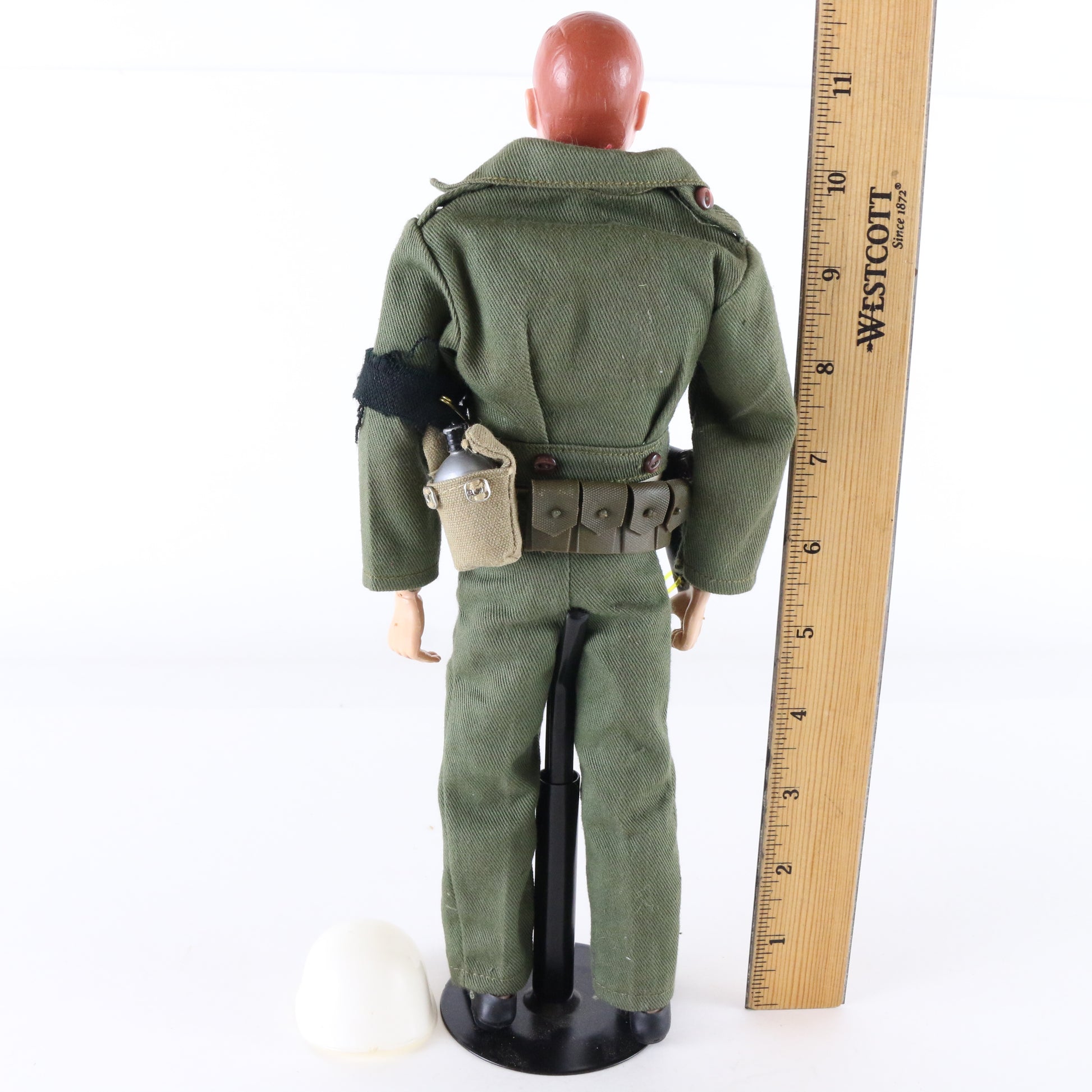 USA MADE 1964 Hasbro Gi Joe Military Police 12" Figure W/ Helmet & More