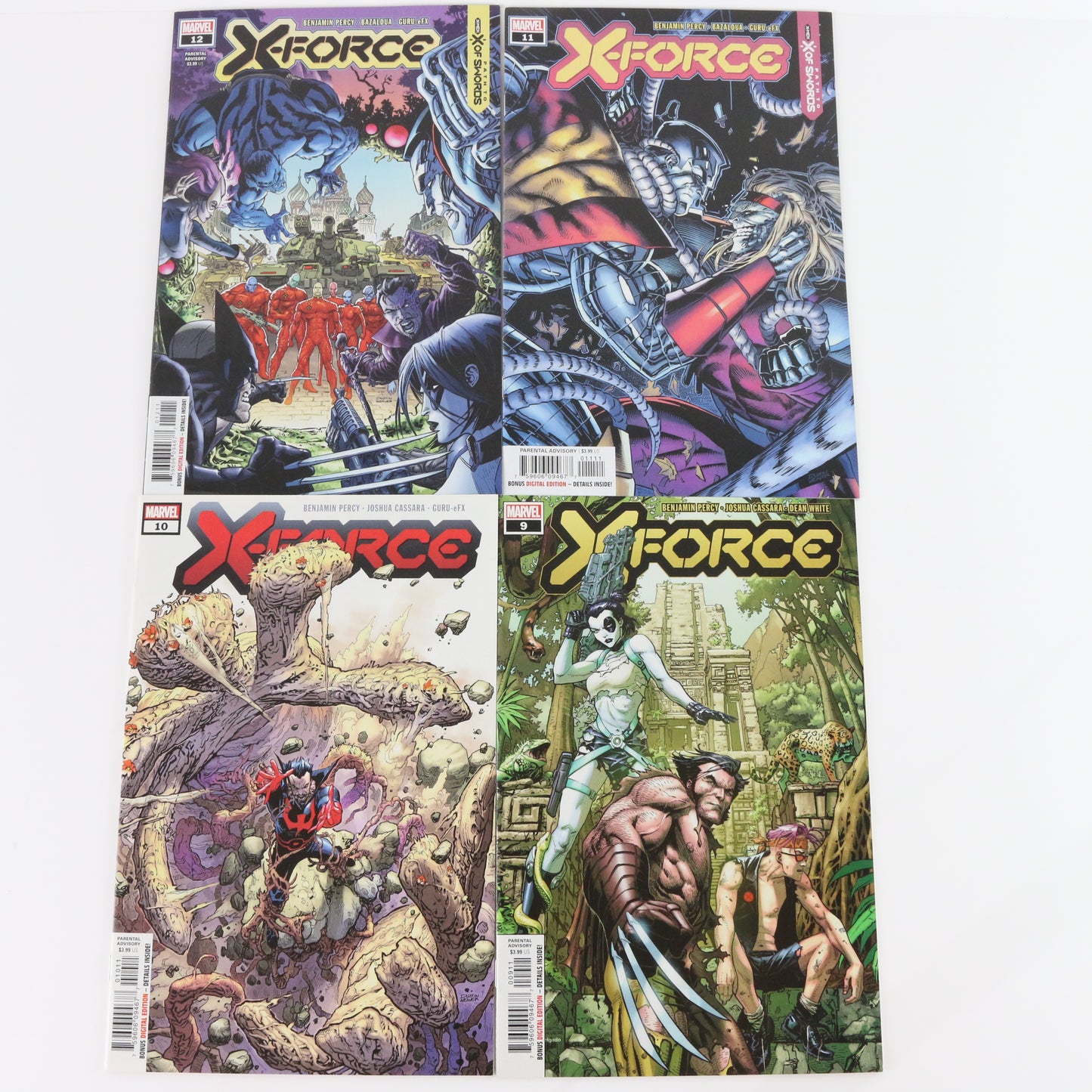 Lot Of 12 X-force Xmen Issues #1-12 Marvel Percy Cassara NM Comics