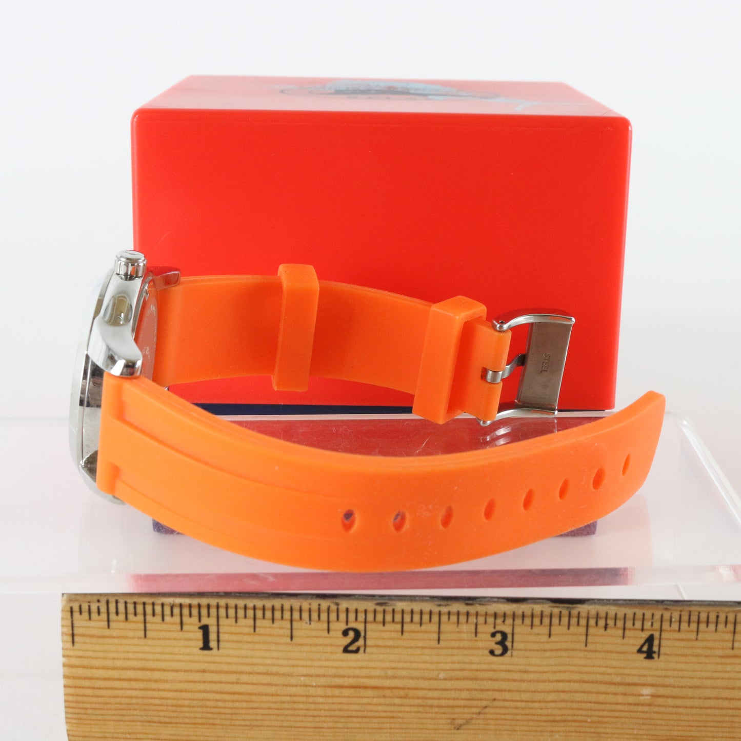 Tommy Bahama Relax Life Guard Watch Orange Band 5 atm Rlx1149 S301