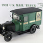 1931 Ford A US Mail Delivery Truck Green Danbury Mint 1:24 Diecast 