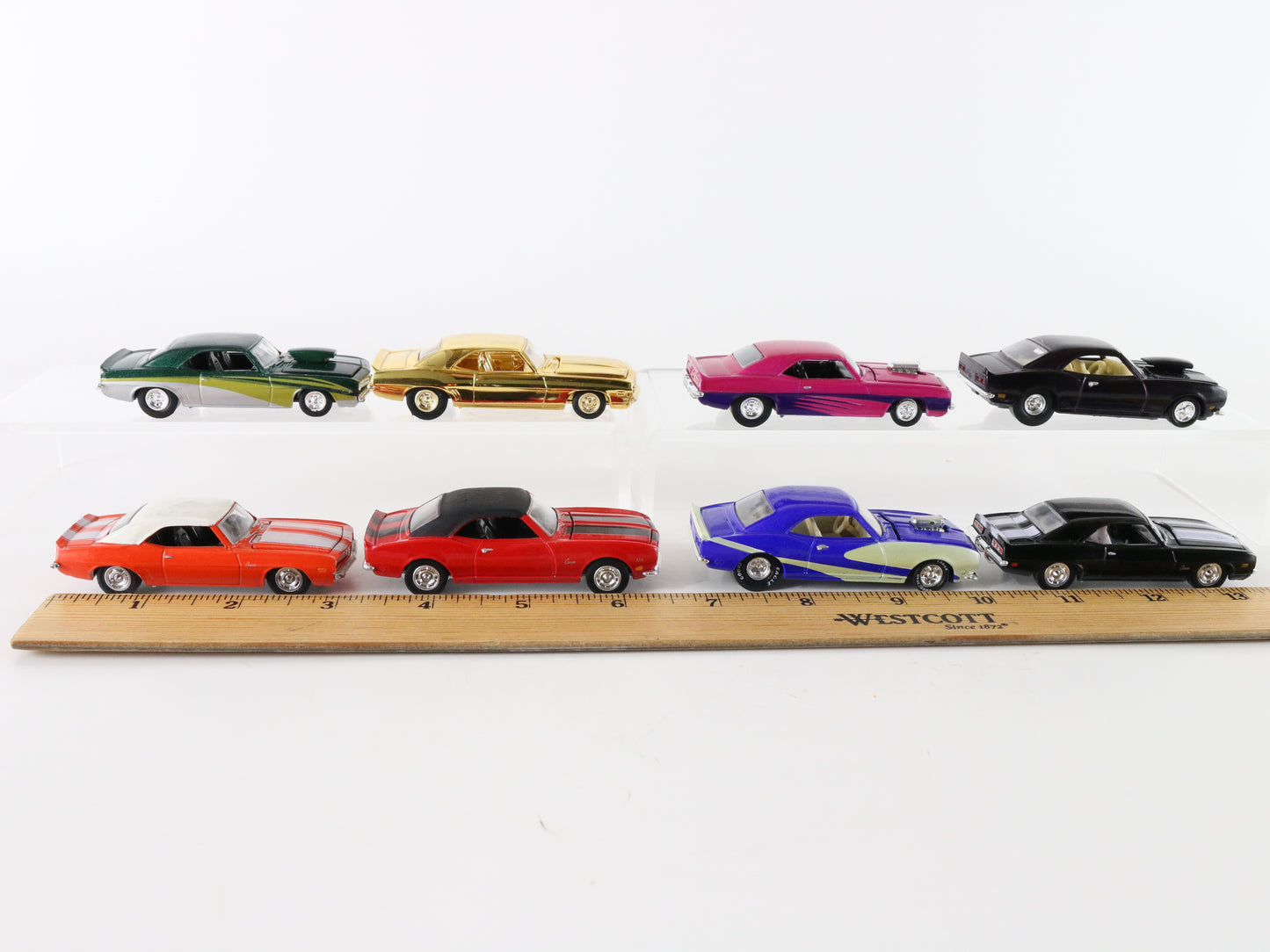 Lot Of 8 Various 1969 '69 Chevy Camaro Metal Model Cars Racing Champions 1:64