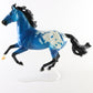 Breyer Washington Show Jumping WB Glossy Electric Blue Deco Model Horse W/ Stand