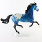 Breyer Washington Show Jumping WB Glossy Electric Blue Deco Horse W/ Stand