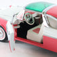 1955 Ford Crown Victoria Pink White Franklin Mint 1:24 Model Car