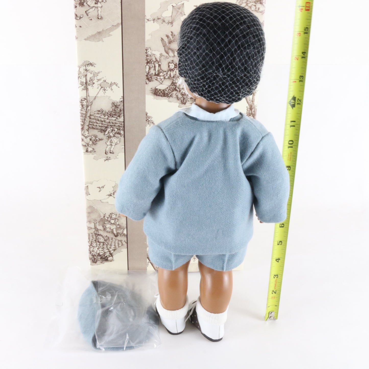 Terri Lee Benjie Sunday Best Black 16" Vinyl Doll W/ Hat & Blue Clothing 90024