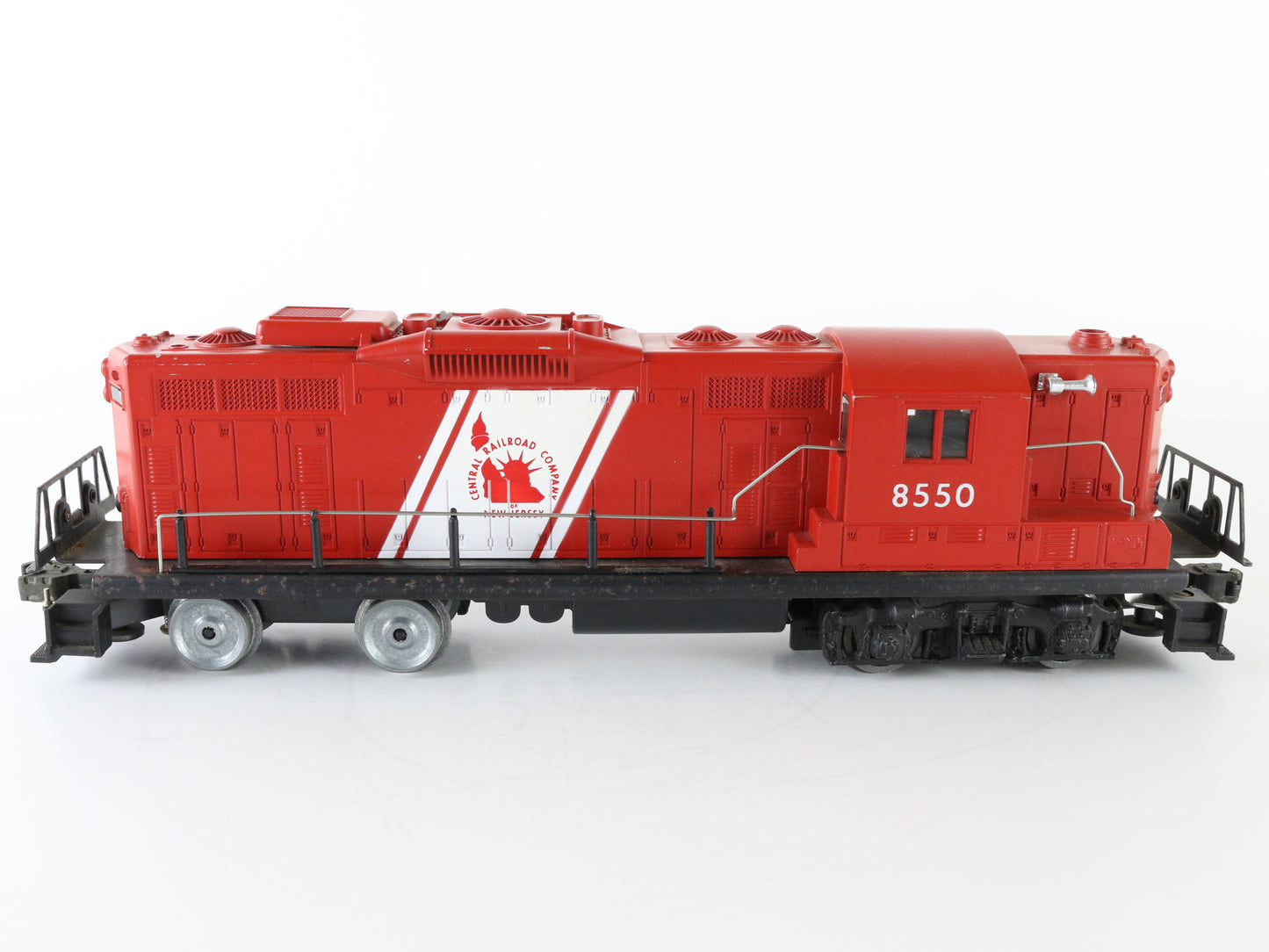 Lionel O Jersey Central 8550 Red GP9 Diesel Locomotive Engine