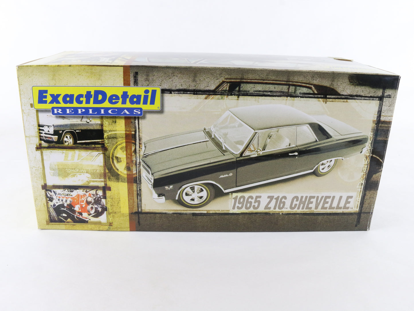 1965 Chevy Chevelle Z16 Black Exact Detail 1:18 Diecast 743/1220 WCC505a LN +Box