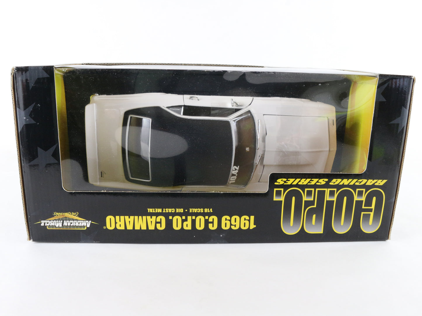 1969 Chevy Camaro Copo Racing White American Muscle ERTL 1:18 LE Of 5000 36677