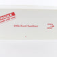 1956 Ford Fairlane Sunliner Convertible Red White Classic Danbury 1:24 Diecast