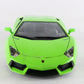Lamborghini Aventador Lp700-4 Bburago 1:18 Green Diecast Model Car