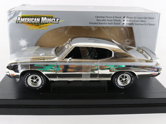 ERTL American Muscle 1:18 1970 Buick GSX Shining Stars Chrome Diecast 33730