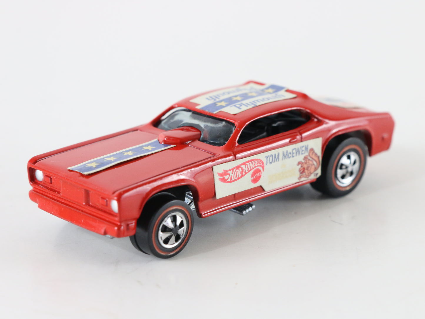 Vintage Redline Hot Wheels Tom McEwen Mongoose Enamel Red 1:64