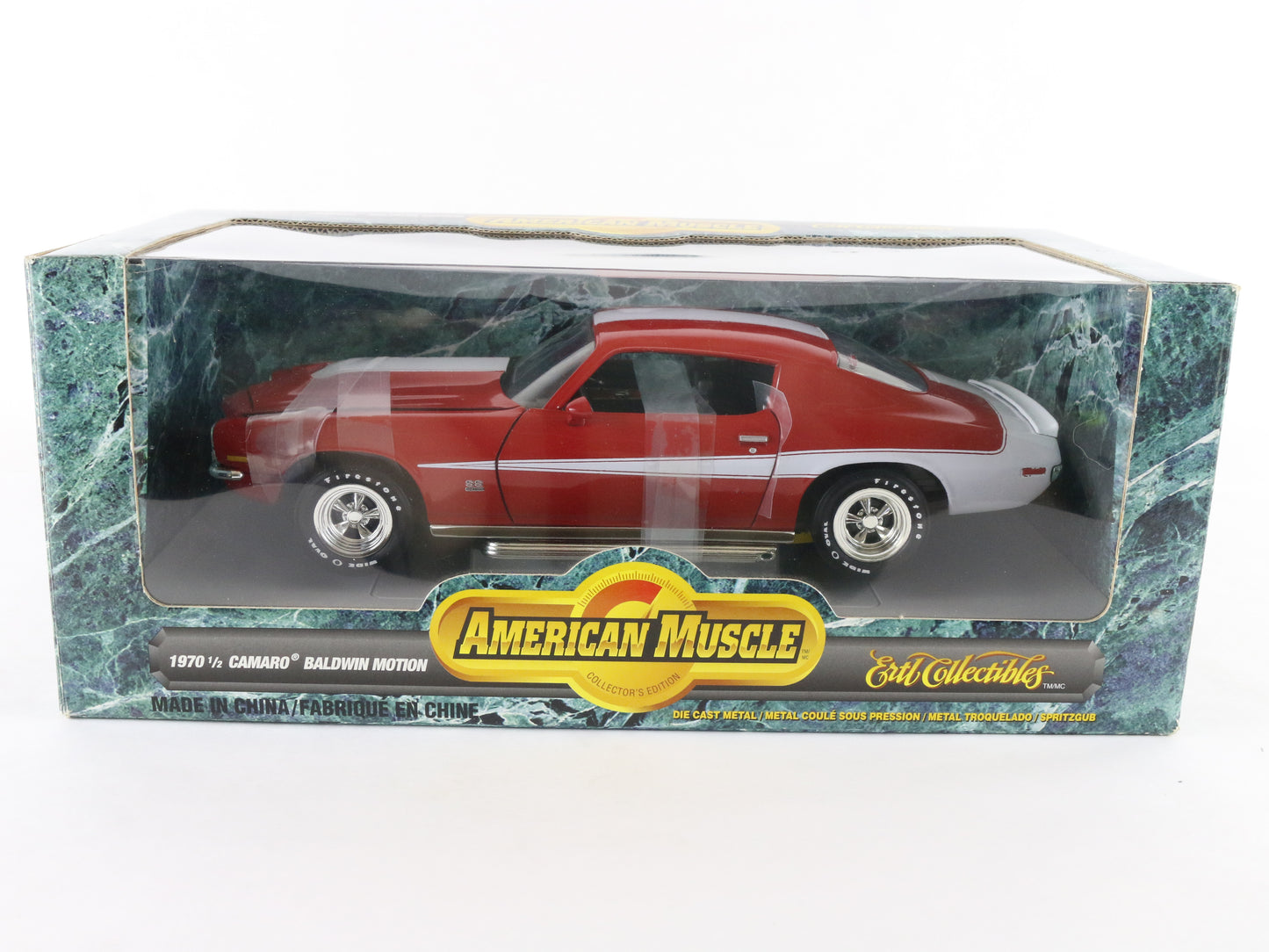 1970 1/2 Chevy Camaro Baldwin Motion Red White American Muscle ERTL 1:18 7129