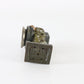 Lineol WWII British soldier carrying spotlight composite figure Germany toy