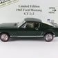 1965 Ford Mustang GT 2+2 Green Danbury Mint 1:24 Diecast Model 357/1965