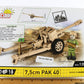 7 5 Cm Pak 40 Anti Tank Gun WW2 Historical Collection Cobi 1:35 2252