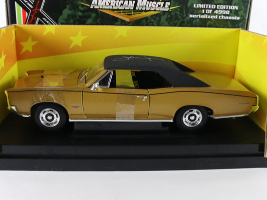 1966 Pontiac GTO Gold John Force Signature American Muscle 1:18 1 Of 4998 32893
