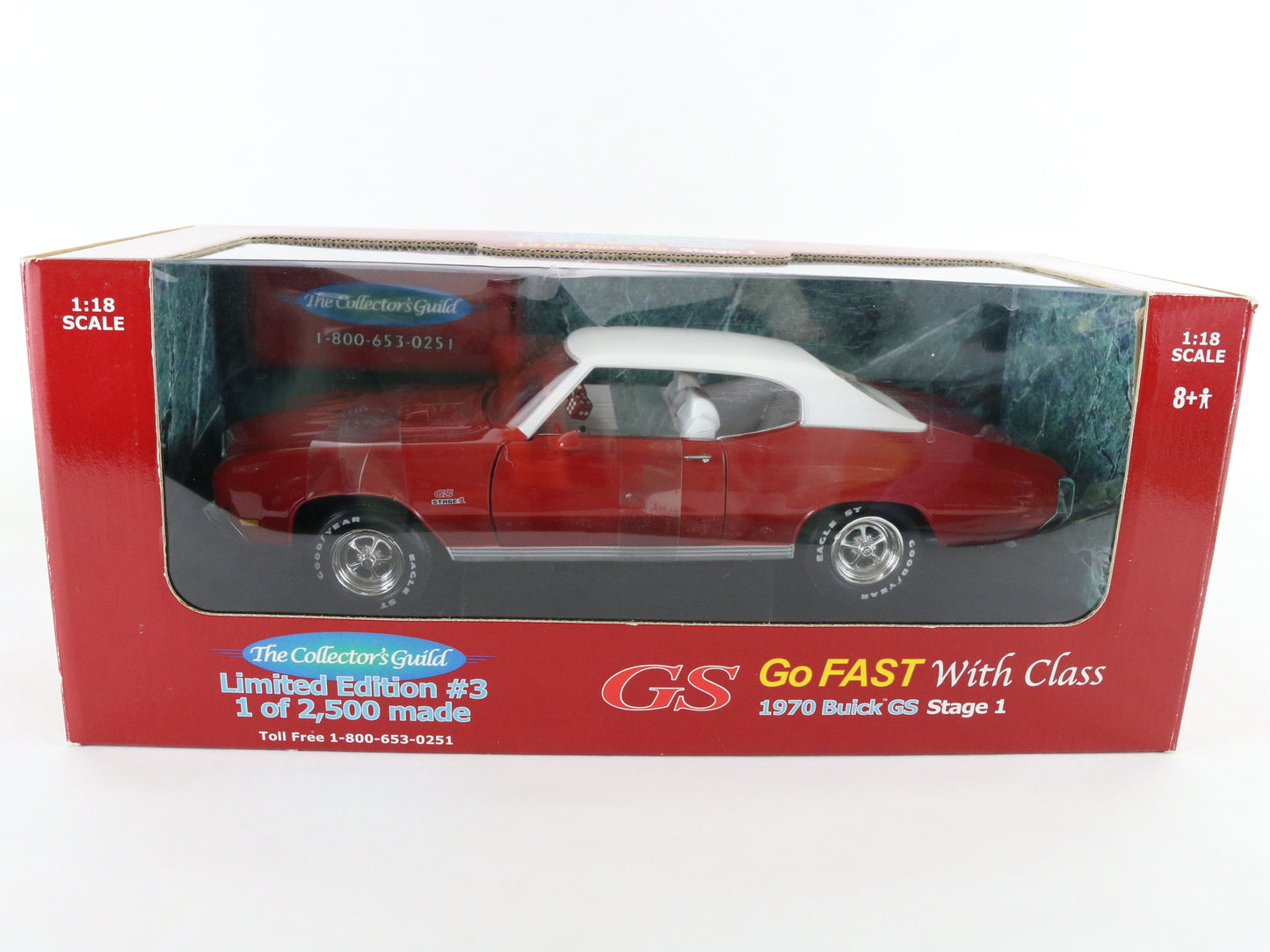 1970 Buick Gs Stage 1 Collector Guild #3 RC ERTL 1:18 Model 29187p LE Of 2500