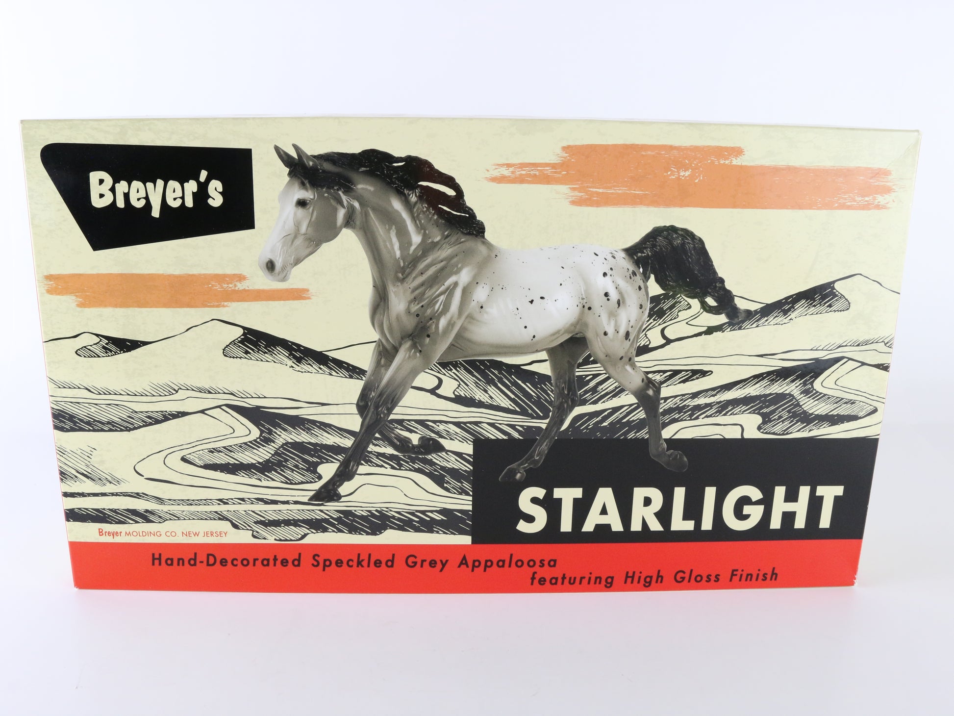 Breyer Starlight Shagya Arabian Glossy Vintage Club with Box & COA Horse