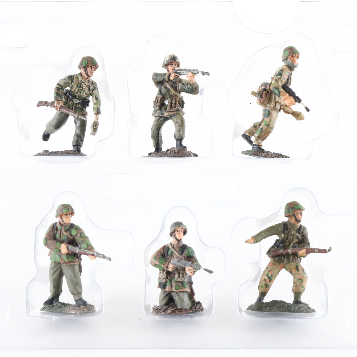 WW2 German Waffen SS Infantry Soldiers Forward March Corgi 1:50 US59015 Metal