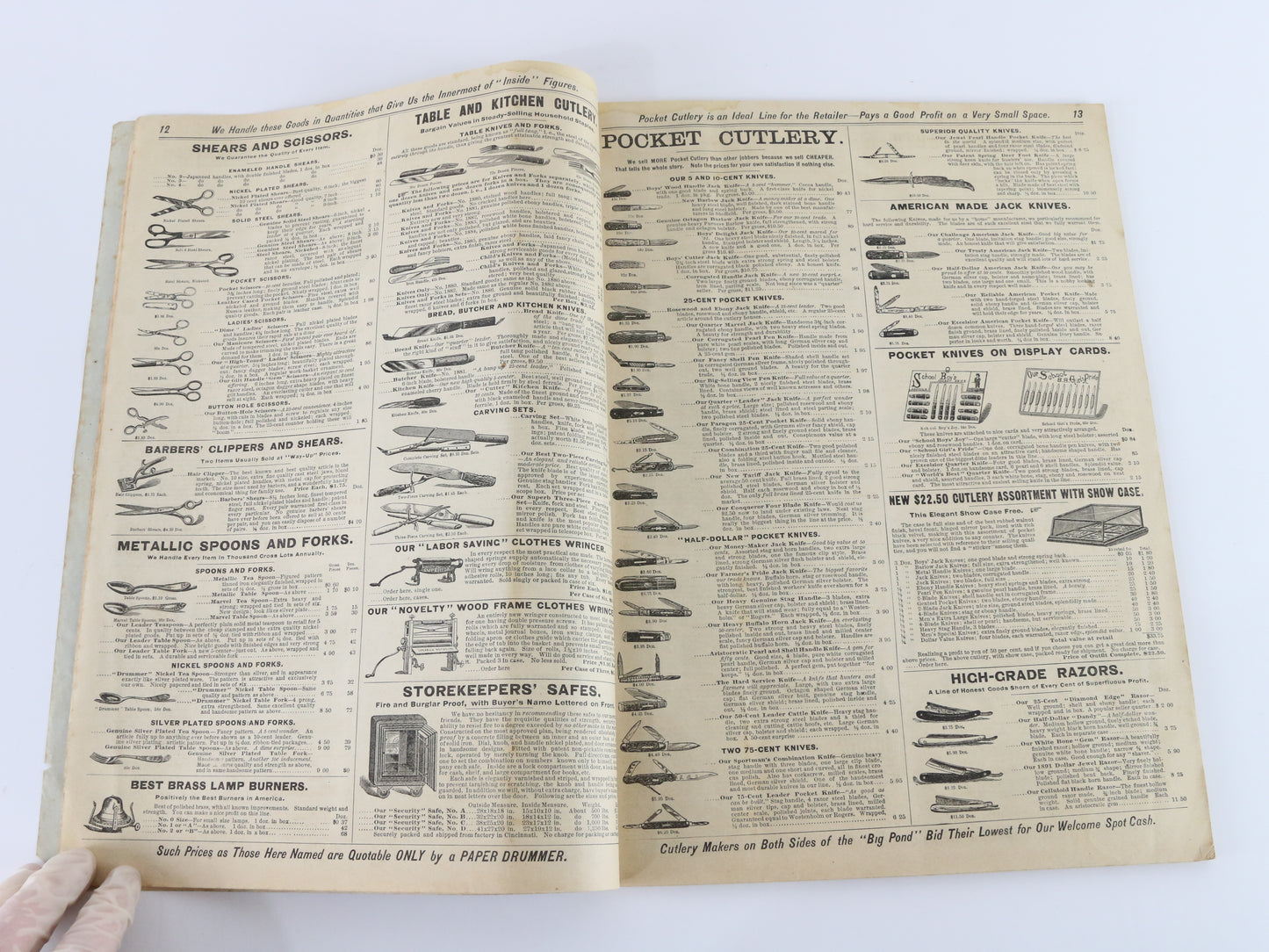 Butler Brothers Our Drummer October 1891 Antique Merchants Catalog