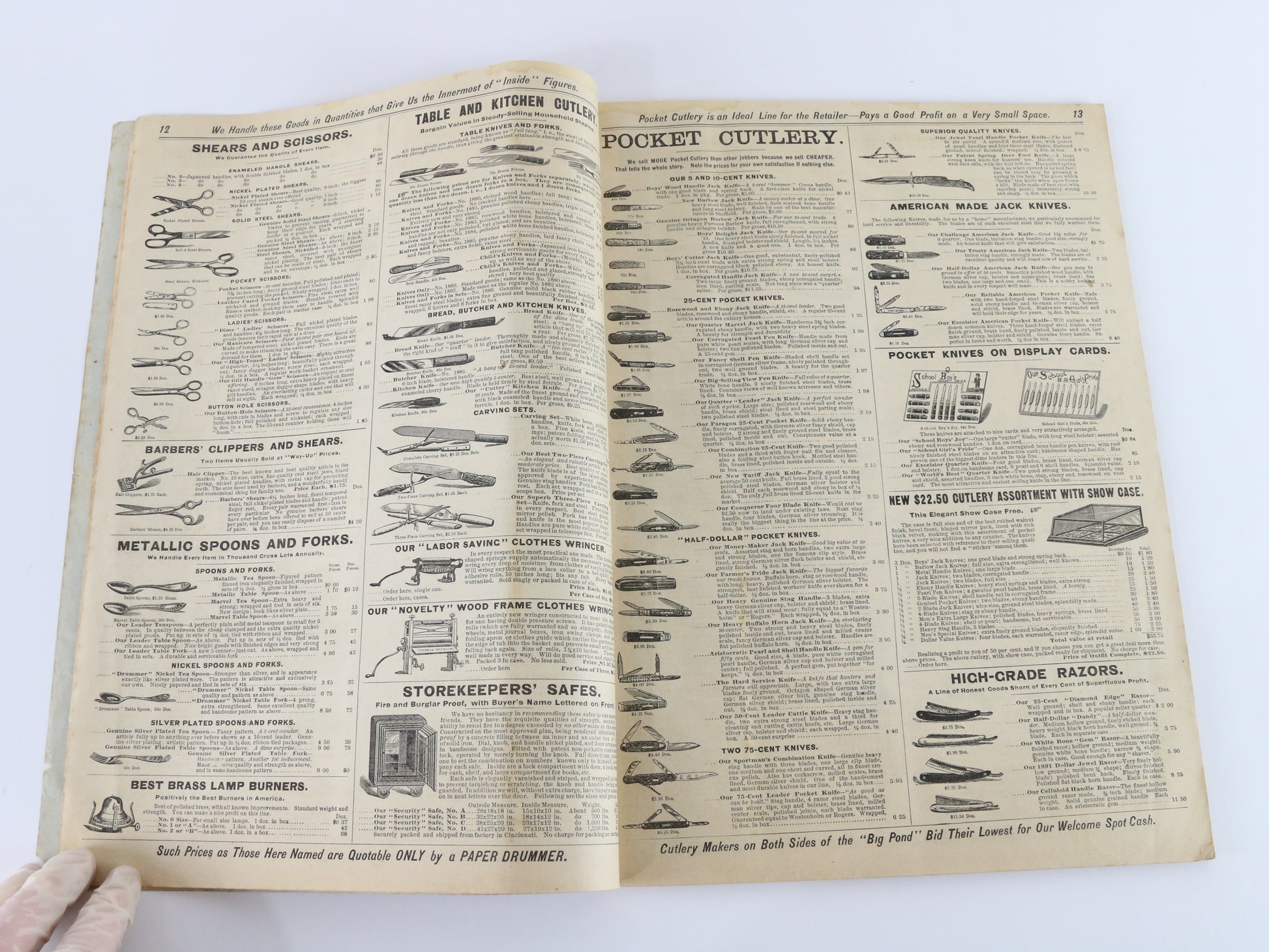 Butler Brothers Our Drummer October 1891 Antique Merchants Catalog