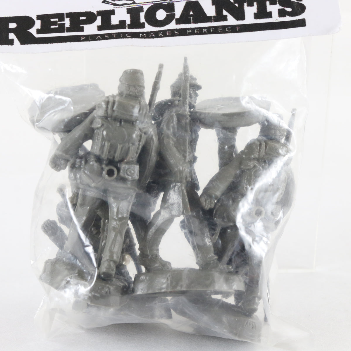 Set Of 6 Replicants Civil War Soldiers 54mm Plastic Steve Weston 2.75" Sealed