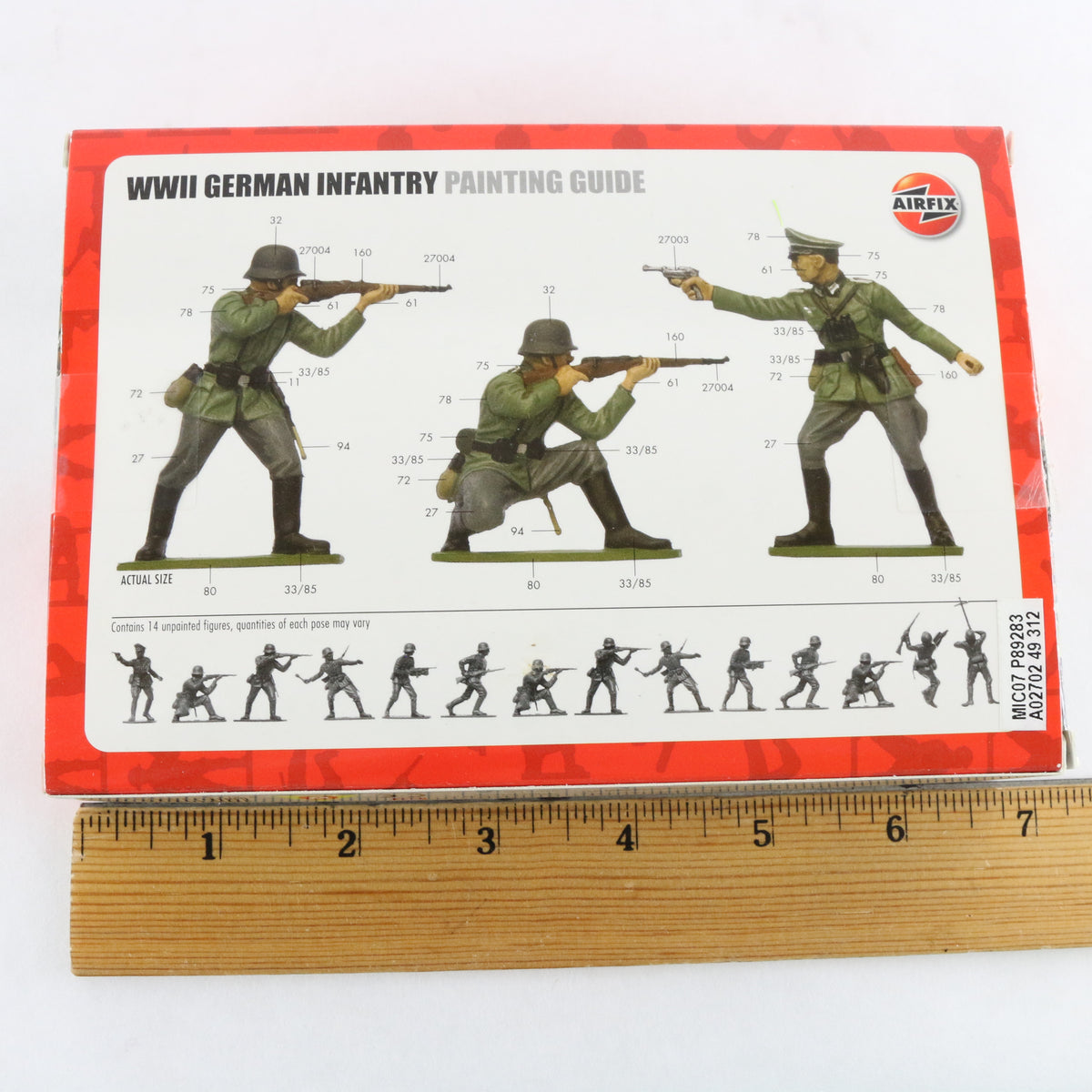 German Infantry WW2 WWII Airfix 1:32 A02702 Plastic Model Soldier Figures