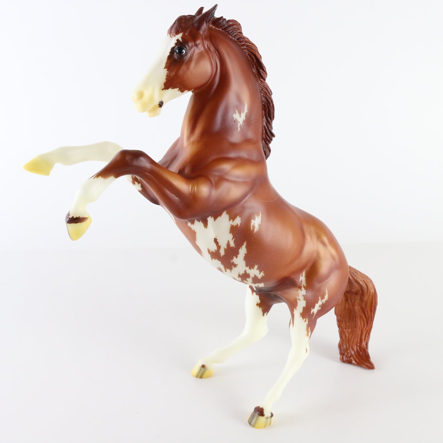 Breyer 70th Anniversary Edition Fighting Stallion Chestnut Pinto Matte Horse