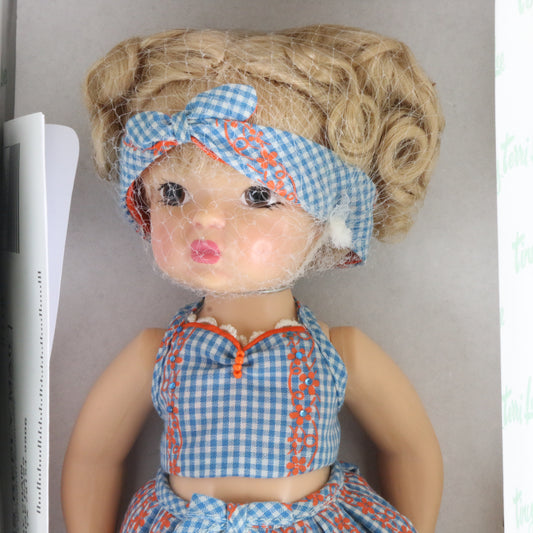 Tiny Terri Lee CA California Travel 10" Doll Gingham Sun Suit W/ Extras 40023