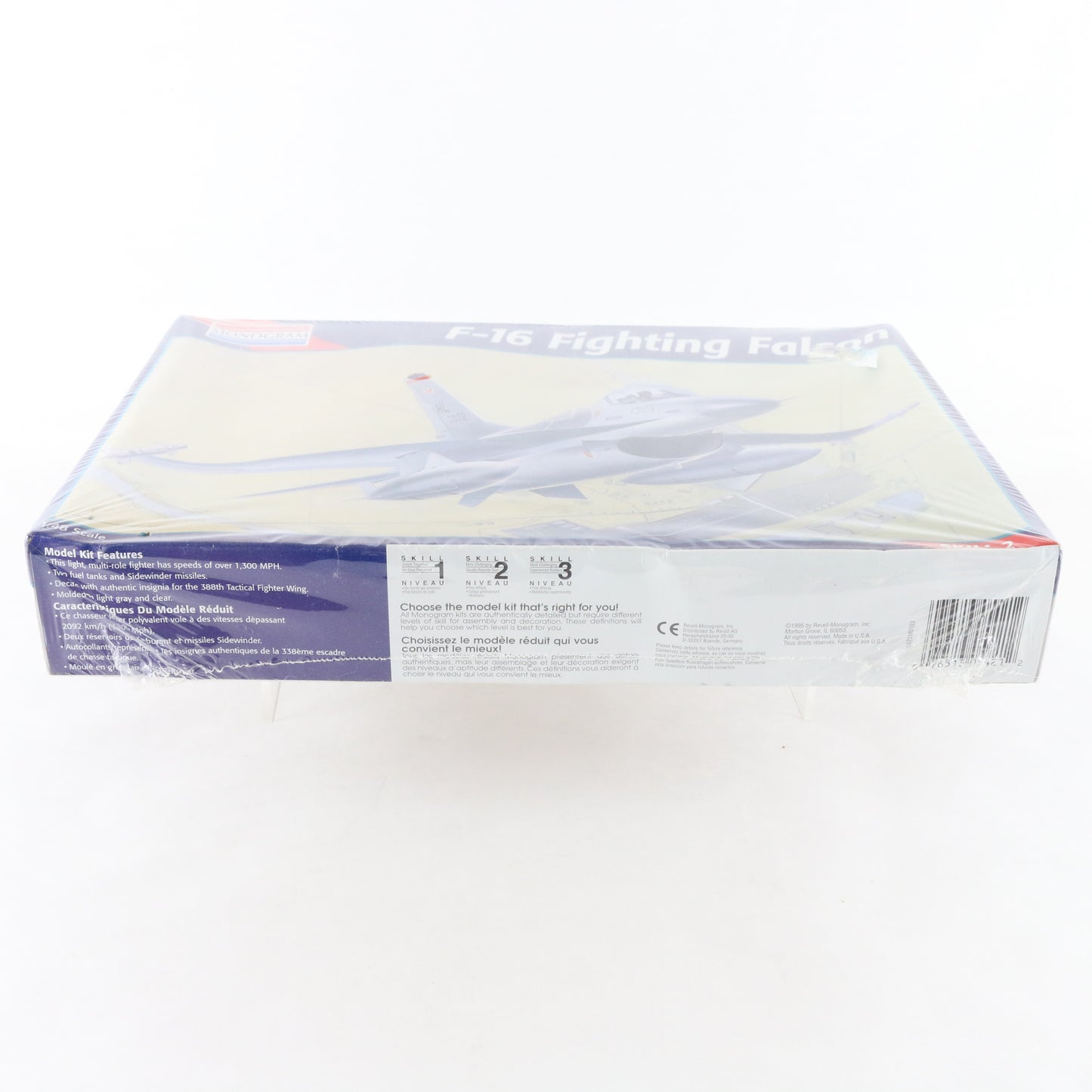 F-16 Fighting Falcon Military Plane Monogram 1:48 Model Aircraft Kit 5421