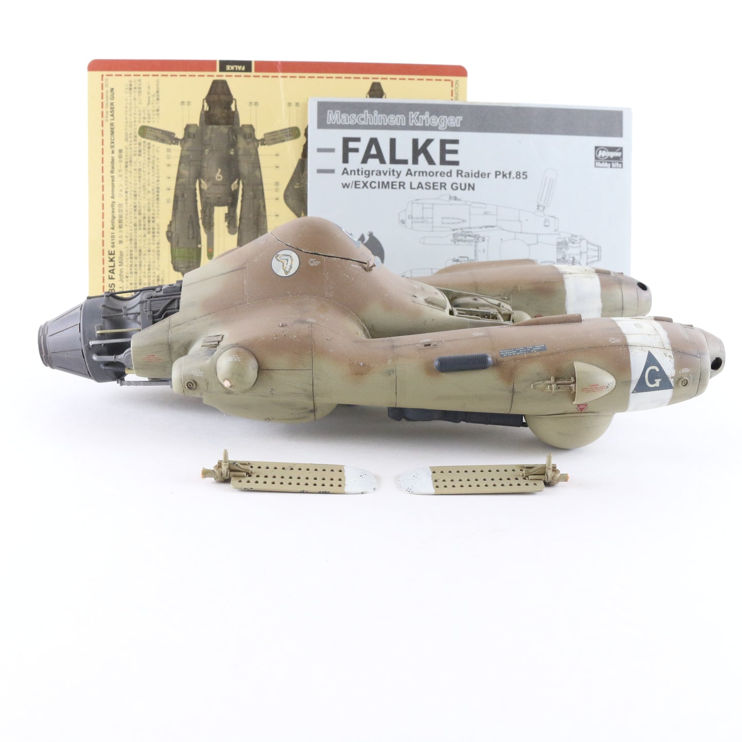 Ma.k. Hasegawa Falke Antigravity Armored Raider Pkf.85 1/20 Built Maschinen K