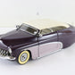 1950 Mercury Custom Purple White Danbury Mint 1:24 Diecast Car
