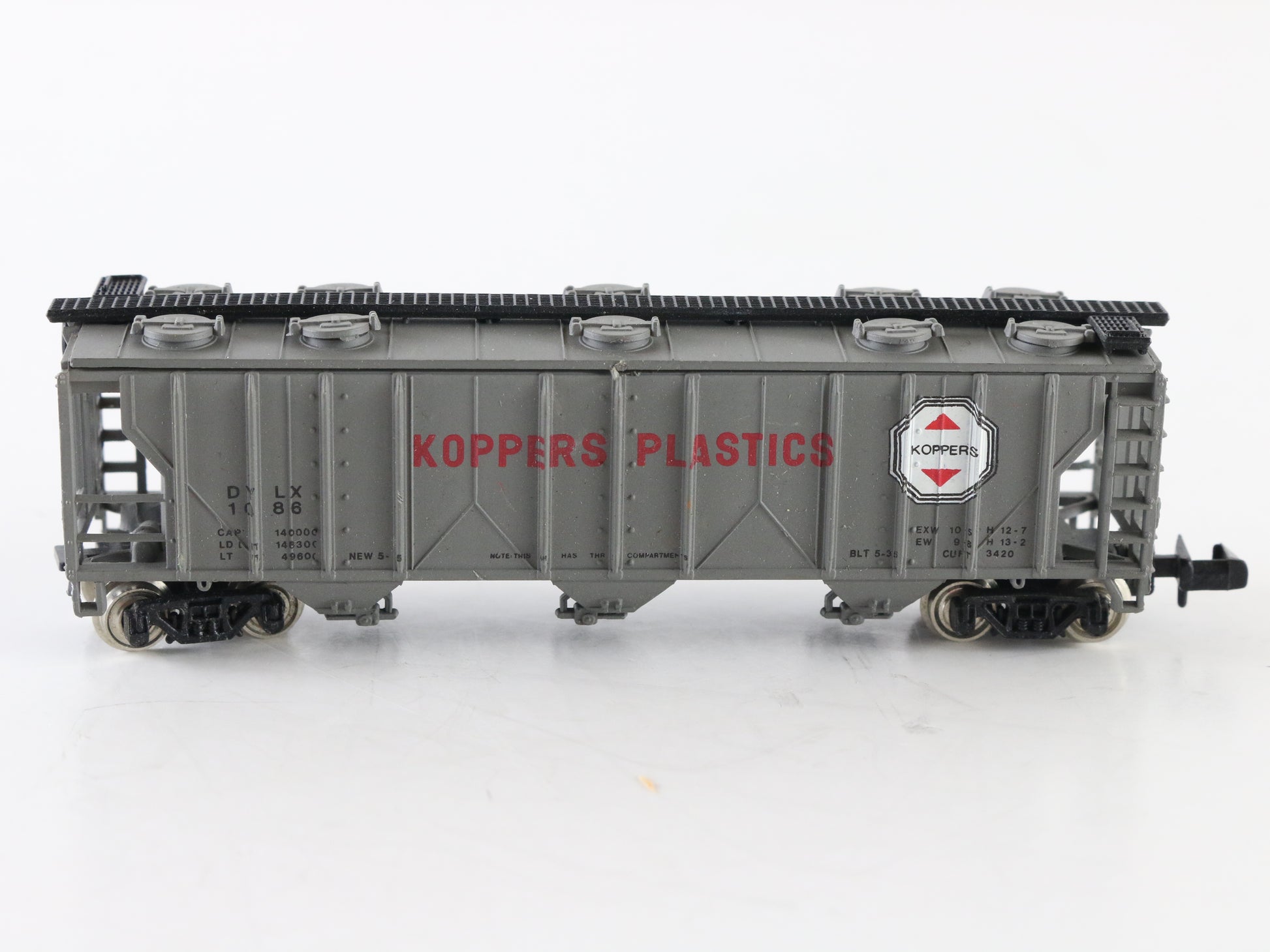 Bachmann N Koppers Plastics DYLX 1086 Hopper Car