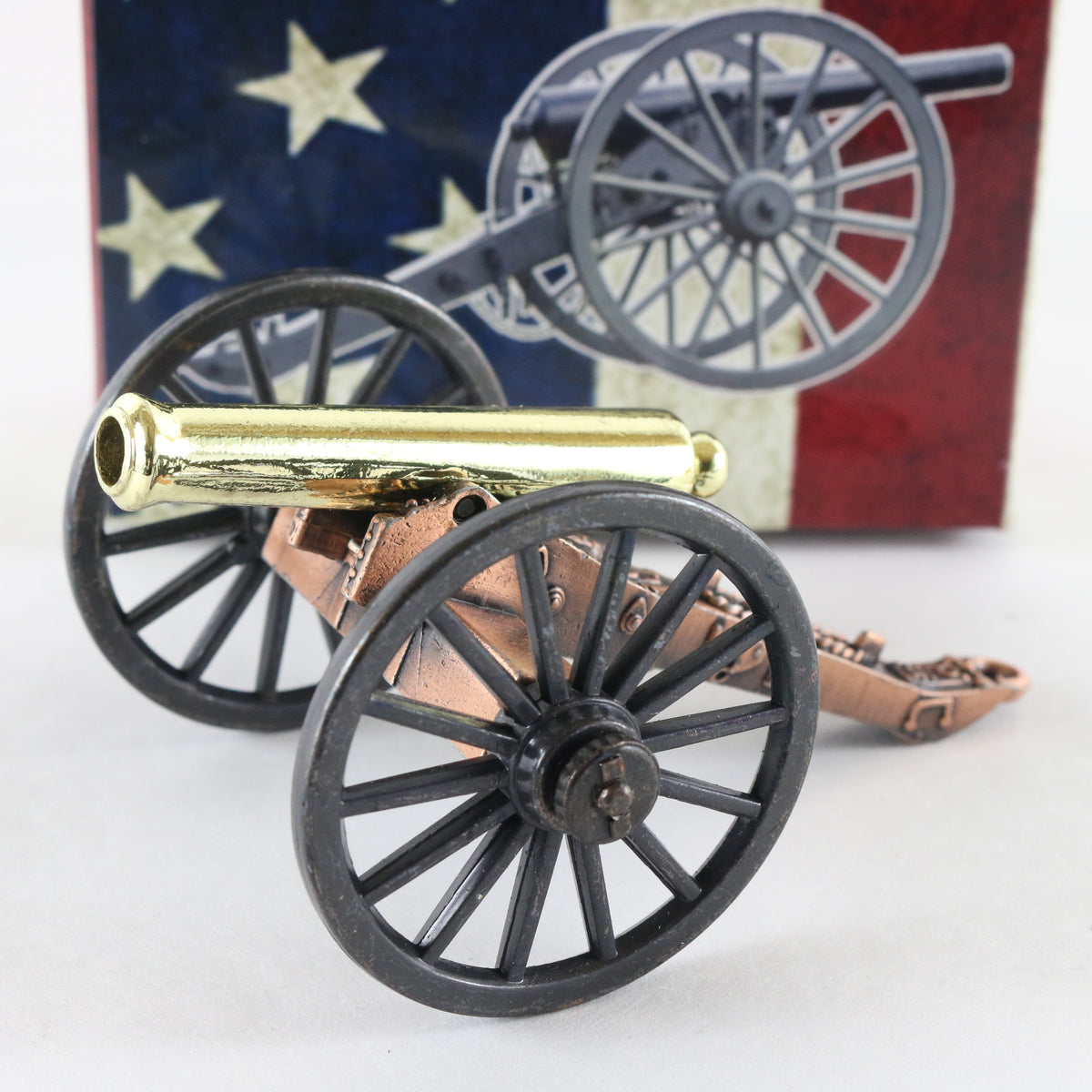 12 Pounder Light Gun Napoleon Civil War Cannon Americana Metal Model