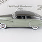 1948 Buick Roadmaster Coupe Green Gray Danbury Mint 1:24 Diecast Model Car