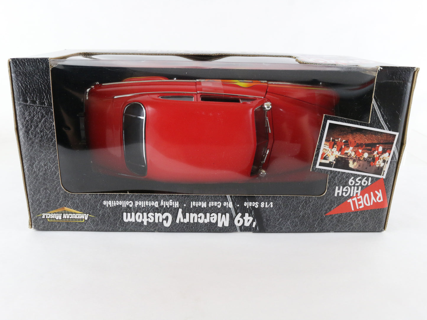 1949 '49 Mercury Custom Grease Movie American Muscle ERTL 1:18 36602 RED FLAMES