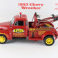 1953 Chevy 1-Ton Wrecker DM Road Service Red Danbury Mint 1:24 Diecast Tow Truck