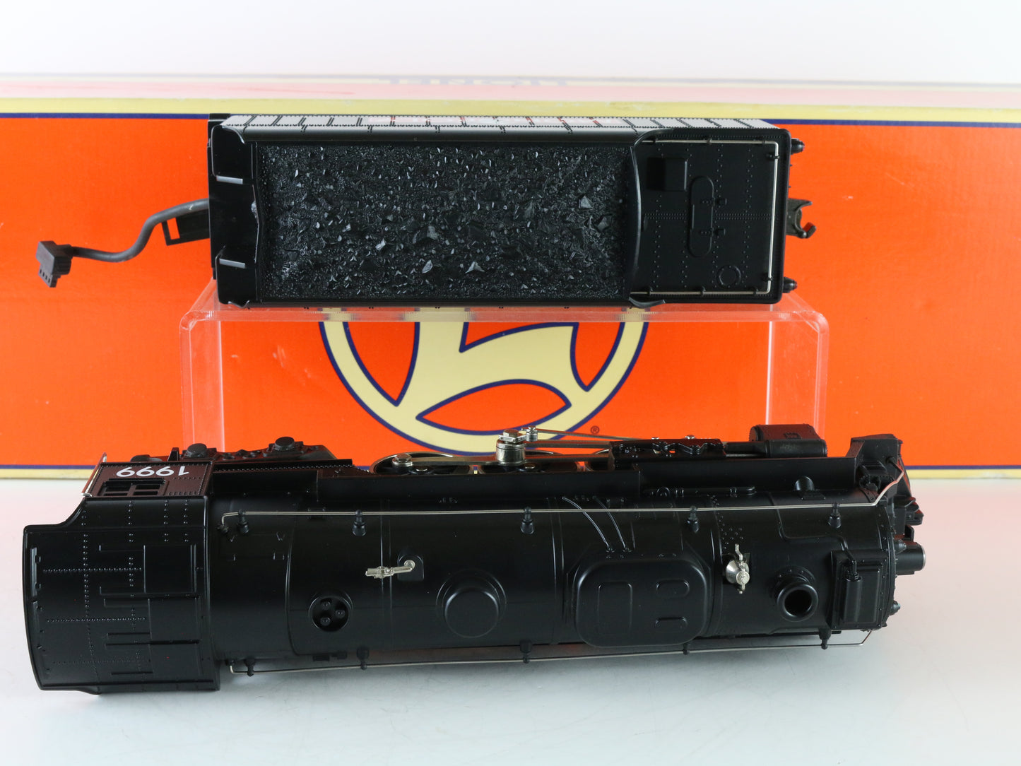 Lionel O Monopoly 1999 4-6-4 Black Metal Steam Locomotive Engine 6-52189