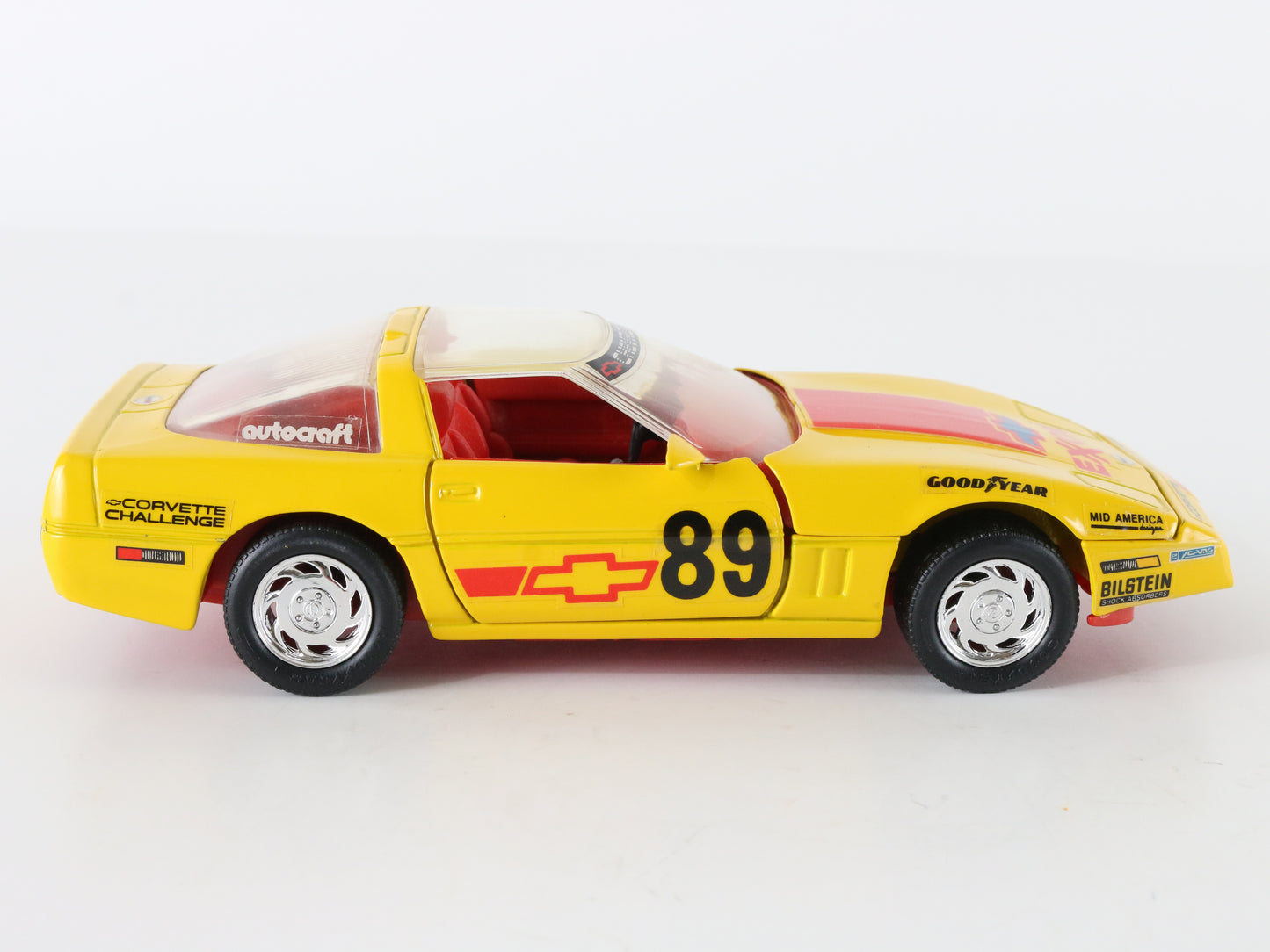 1989 Chevy Corvette Zr-1 Exxon #89 Yellow Revell 1:24 Metal Model Car